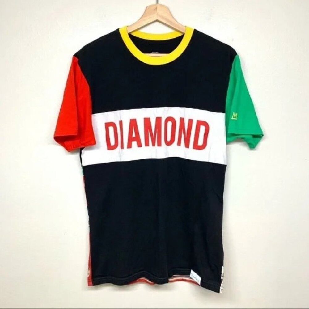 Diamond‎ Supply x Basquiat Collab New York Mens Medium T Shirt Short Sleeve
